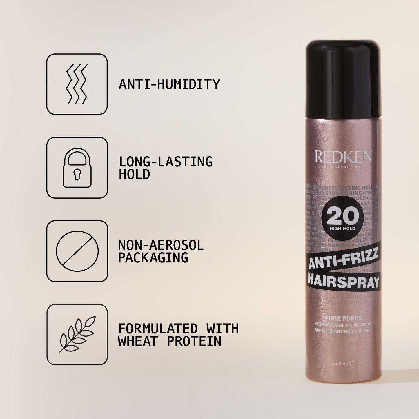 Redken Anti Frizz Hairspray 250ml