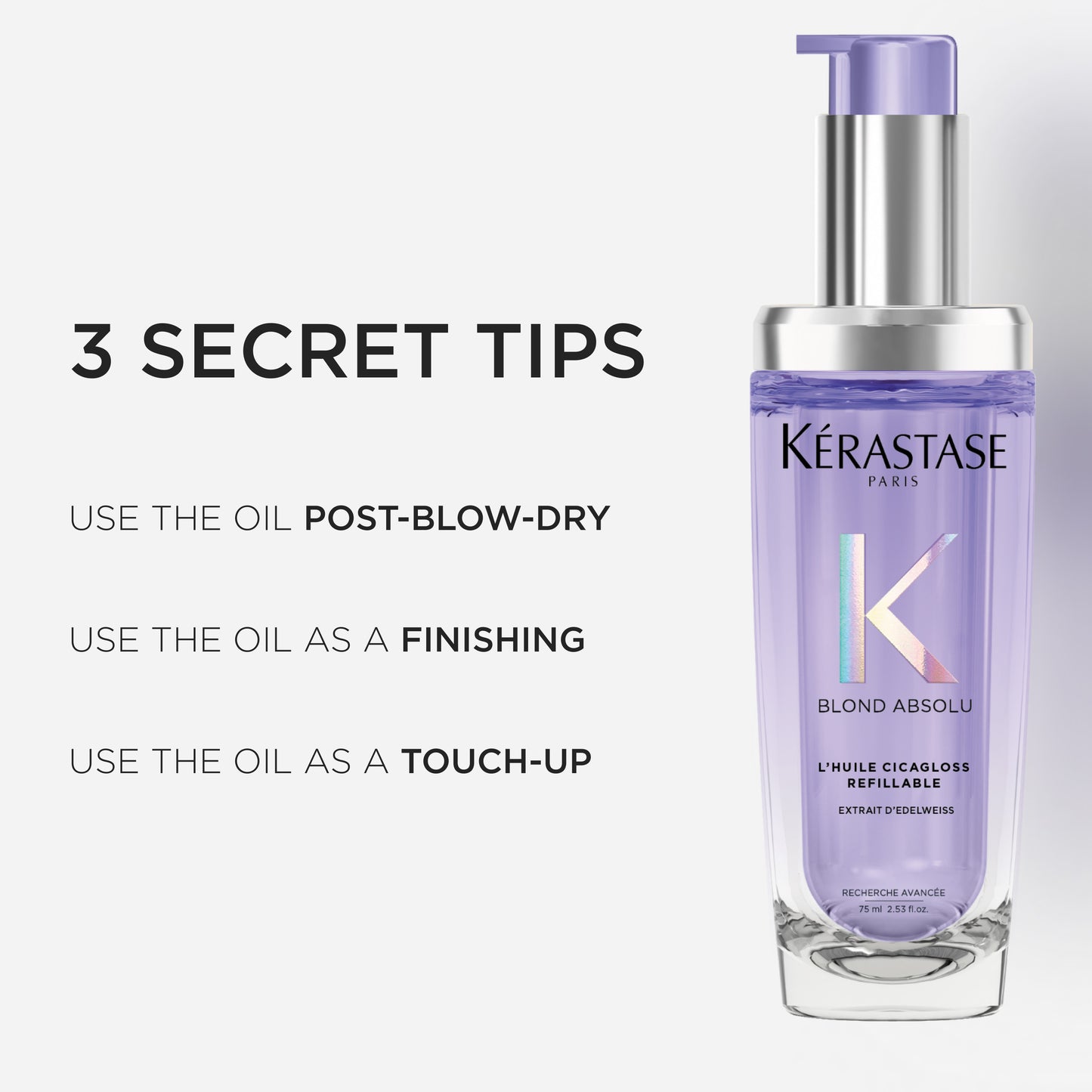 Kèrastase Blond Absolu L´Huile Cicagloss Refillable Hair Oil 75ml