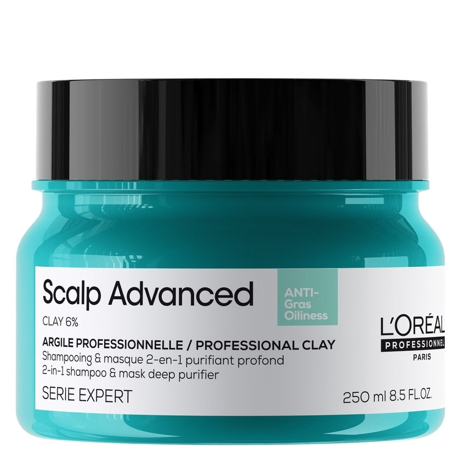 L'Oréal Professionnel Scalp Advanced Anti-Oiliness 2-in-1 Deep Purifier Clay 250ml