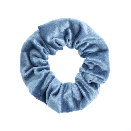 DARK Velvet Scrunchie Ibiza Blue