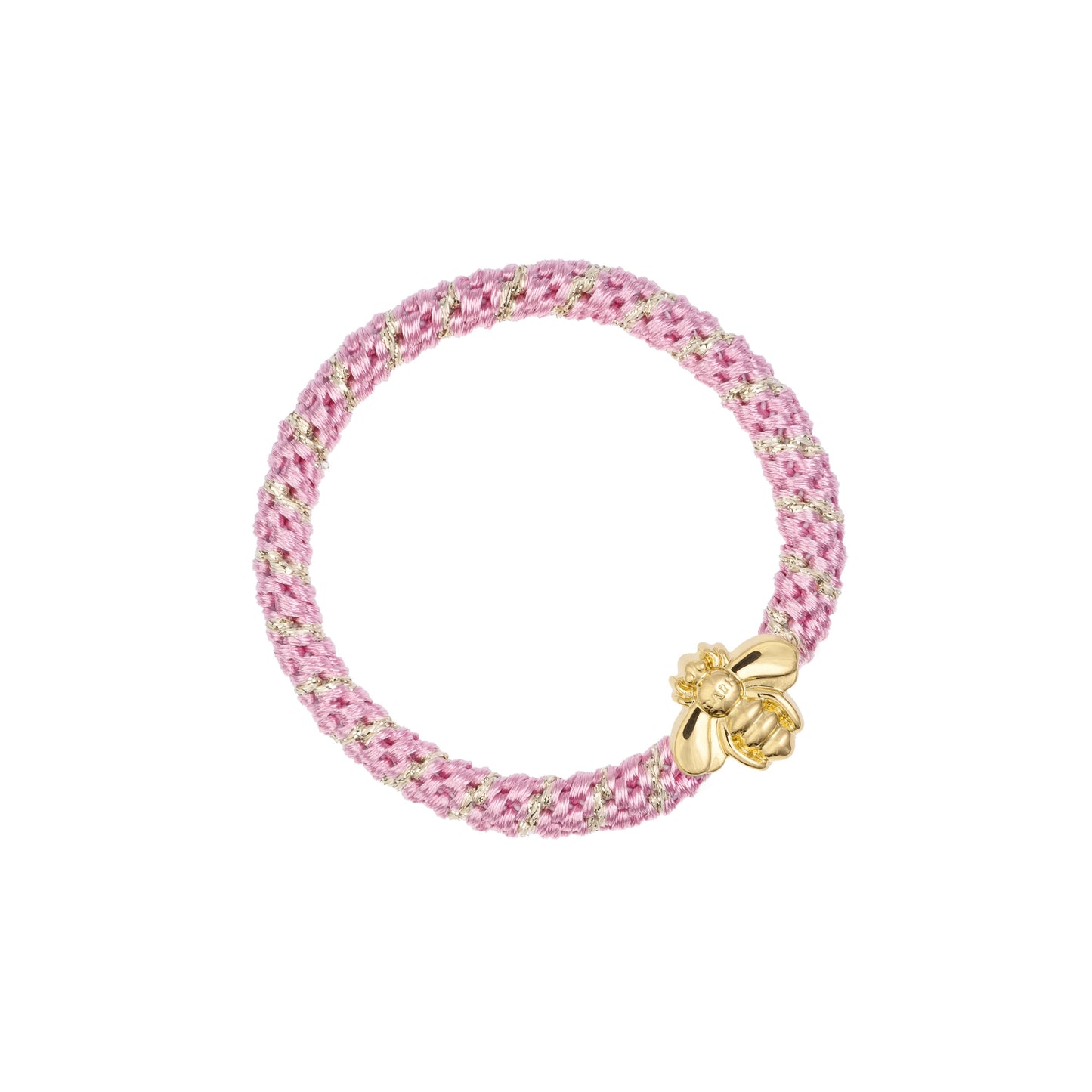 Dark Fat Tie Pink with bee