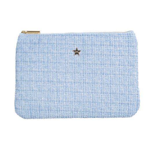 DARK Tweed Mini Pouch Blue