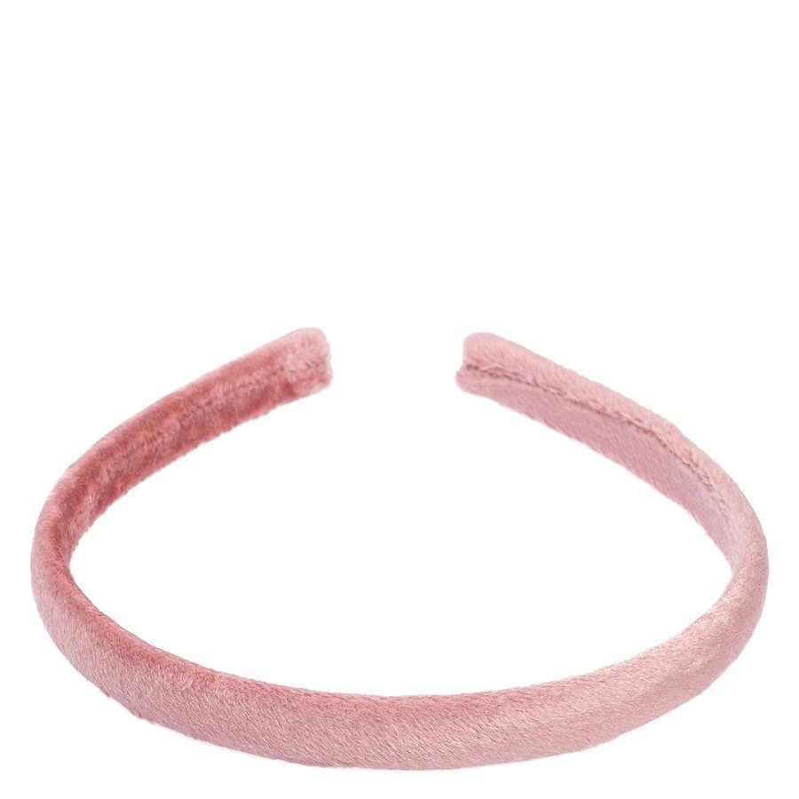 Dark Velvet Hairband Thin Sparkled Rose